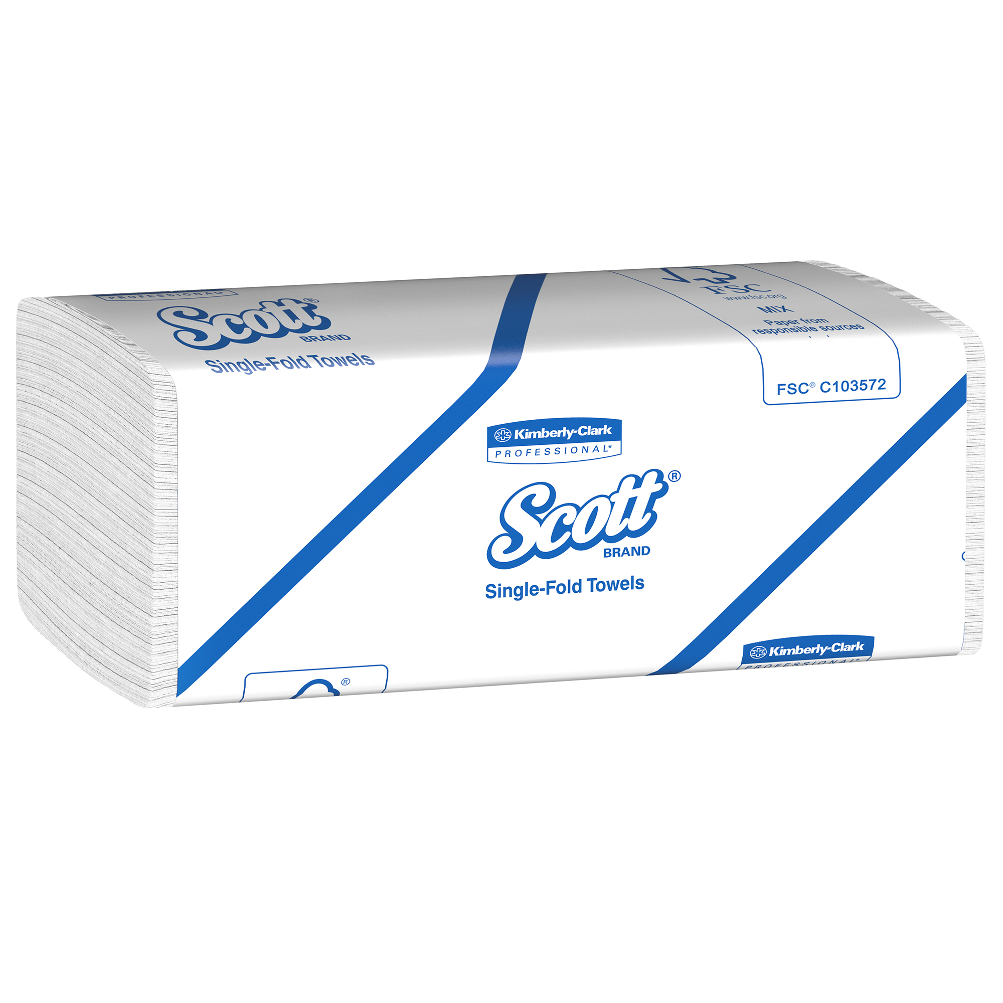 Image SERVIETTE ESSUIE-MAINS PLI SIMPLE ECO BLANC 10.5 X 9.3